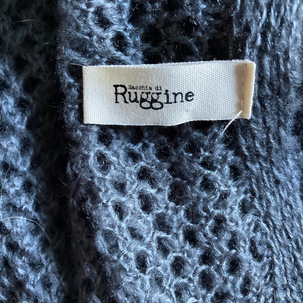 Loose knit shawl